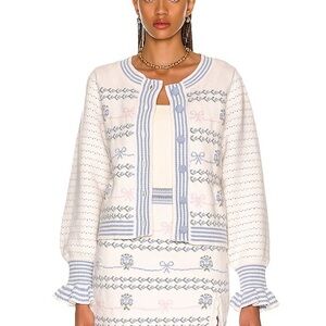 LSF Cardigan in Blue Bells